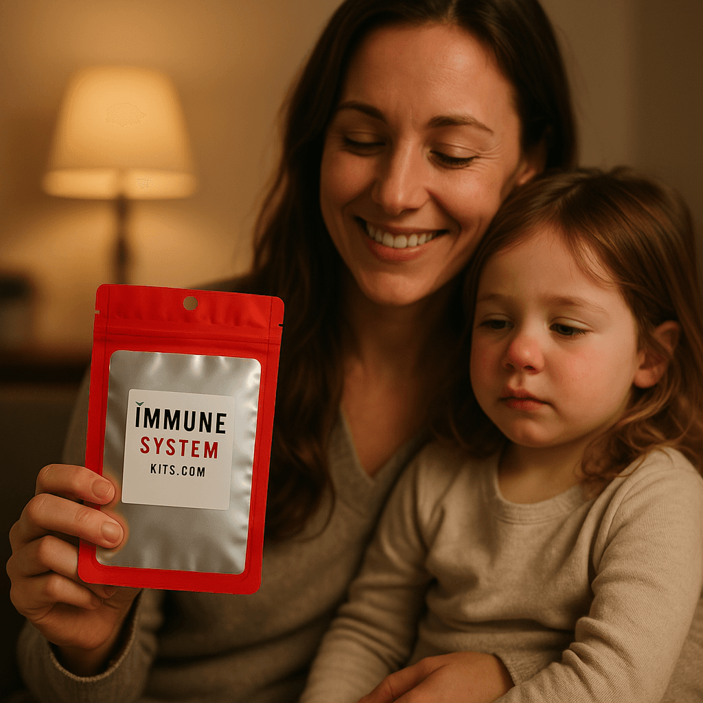 Mother and child enjoying healthy moments together