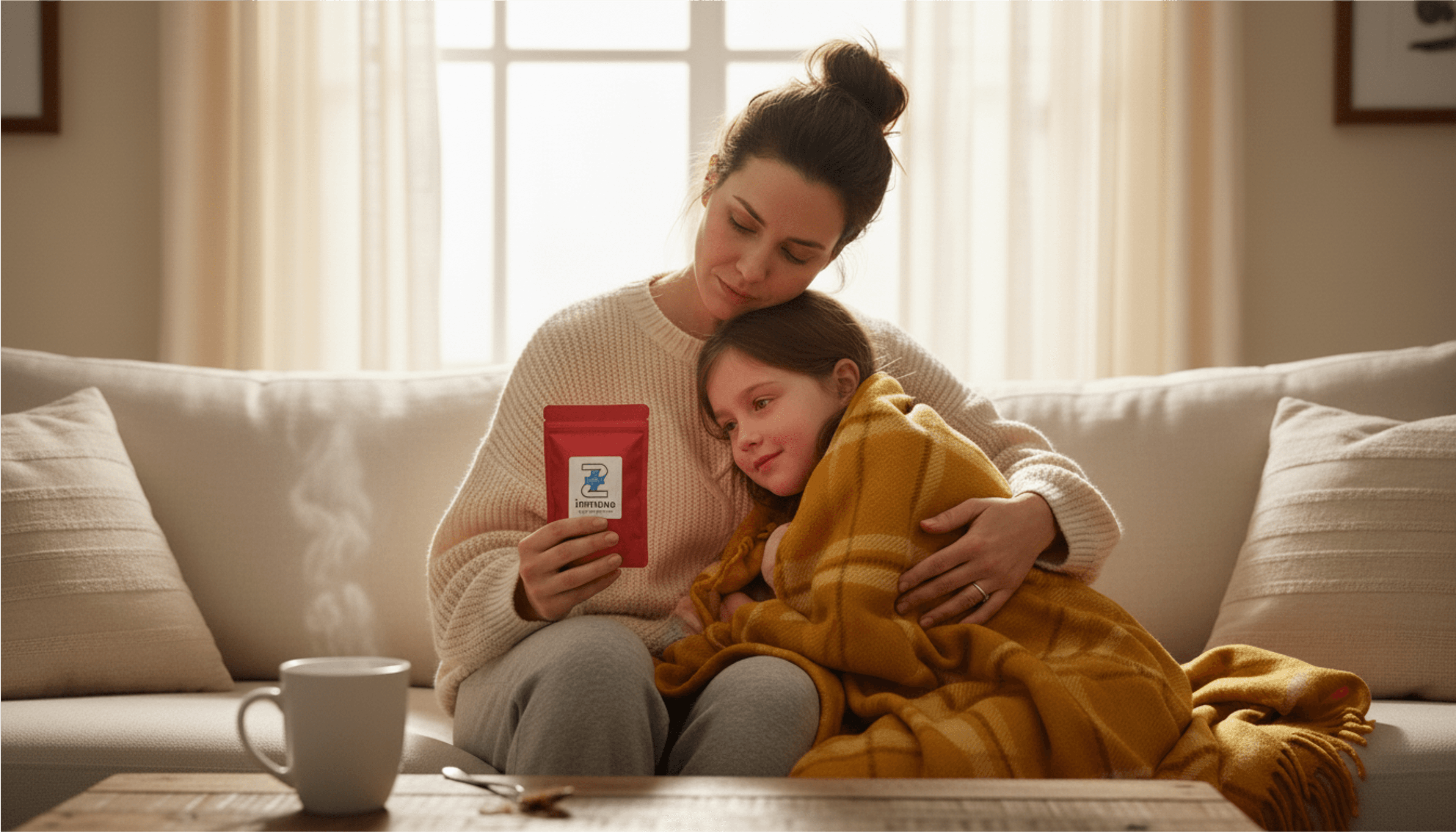 Mother and child enjoying healthy moments together